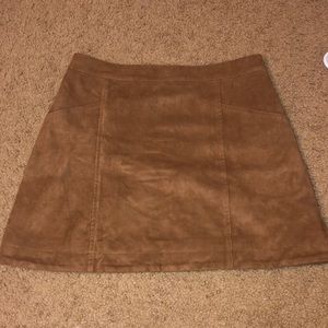 Abercrombie Suede Mini Skirt